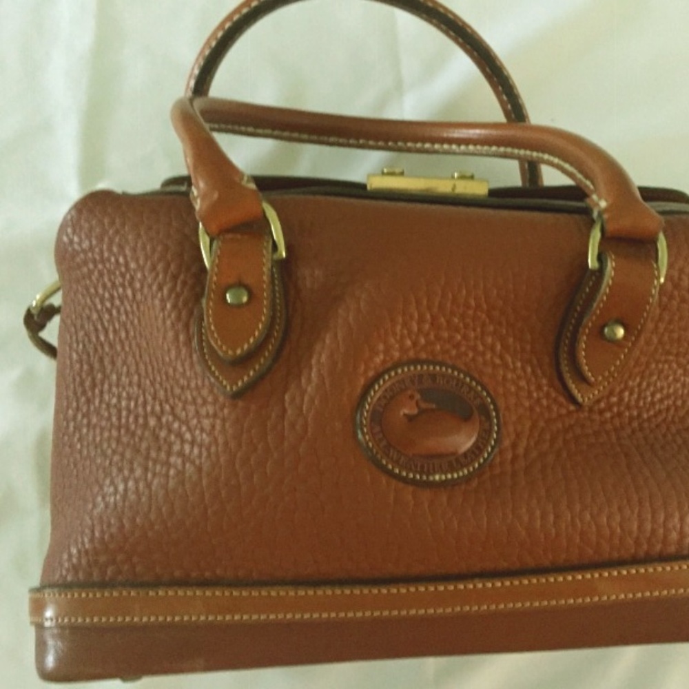 Dooney & Bourke Chestnut Leather Satchel